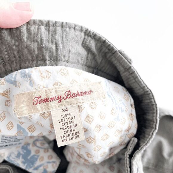 Tommy Bahama Mens Relaxed Fit Cargo Shorts Green Size 34 - Picture 7 of 8